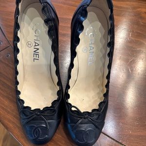 Chanel high heel pumps